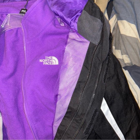 North face girls 3 in 1 tri-climate ski jacket coat size Medium 10/12 snow - Picture 3 of 7